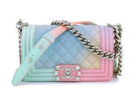 chanel pastel rainbow bag|Chanel Rainbow .